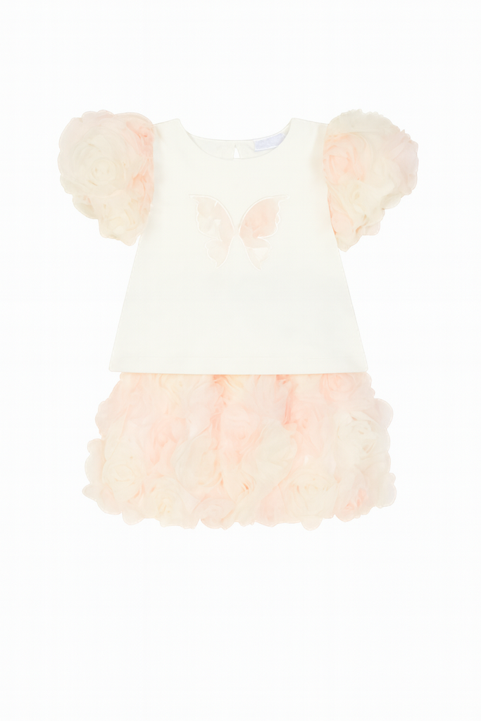 Blush Rosette Occasion Dress – Deolinda Chic SS26 In Stock Now main image 0