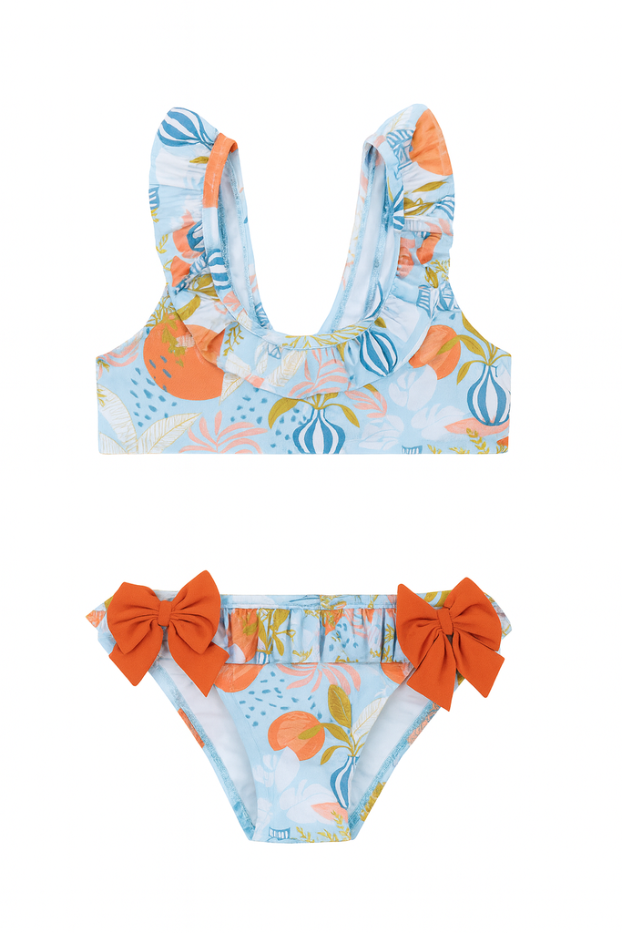 Smocked Top & Blue Stripe Jam Pants Set – Deolinda SS26 In Stock Now main image 0
