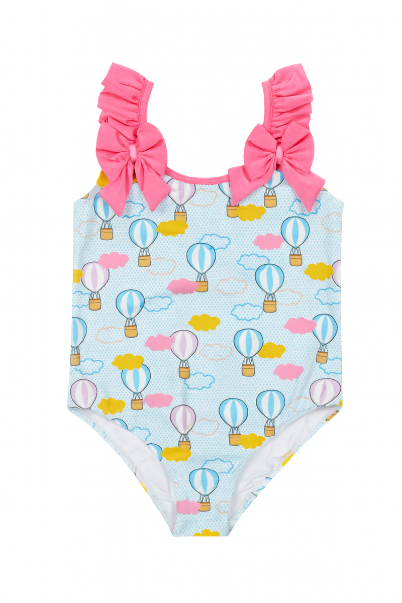 Blue Toile Bow Jam Pants Set – Deolinda SS26 In Stock Now main image 1
