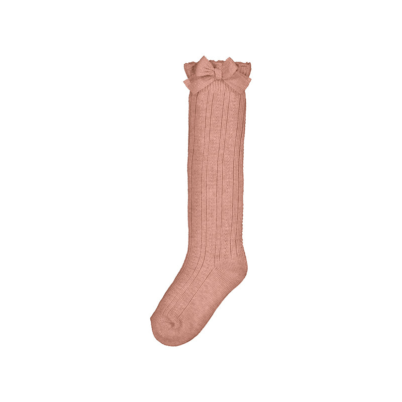 Pre-Order Mayoral 10055 Pink Knee High Socks