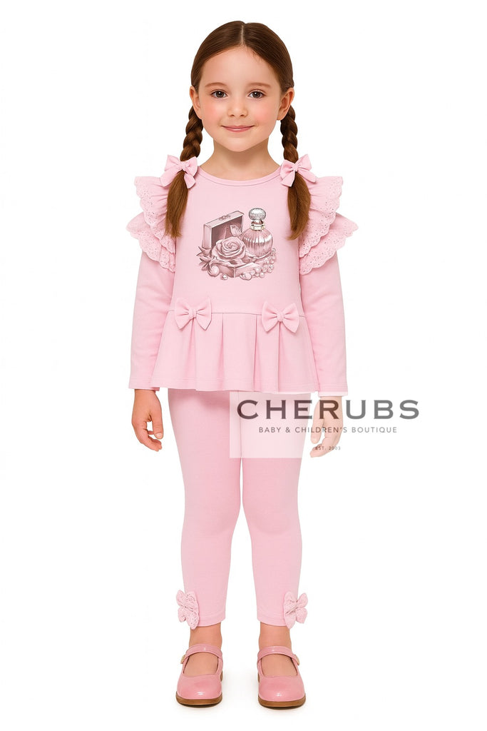 Cherubs Perfume Bottle Leggings Set In Stock Now