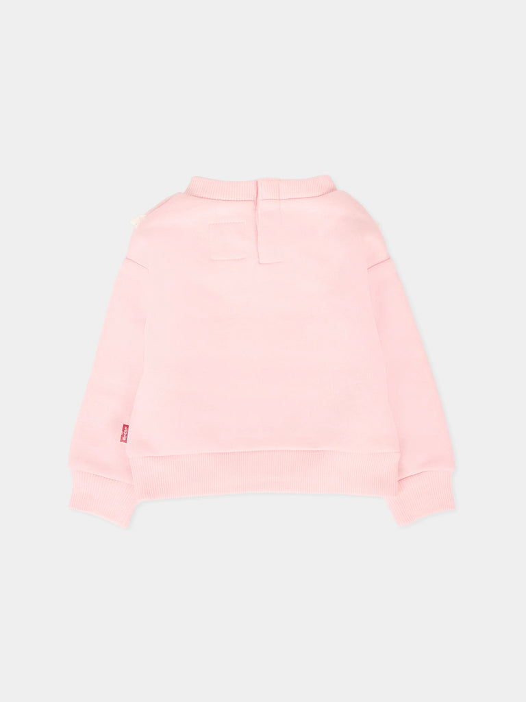 Levi's Pink Peter Pan Collar Jumper In Stock Now