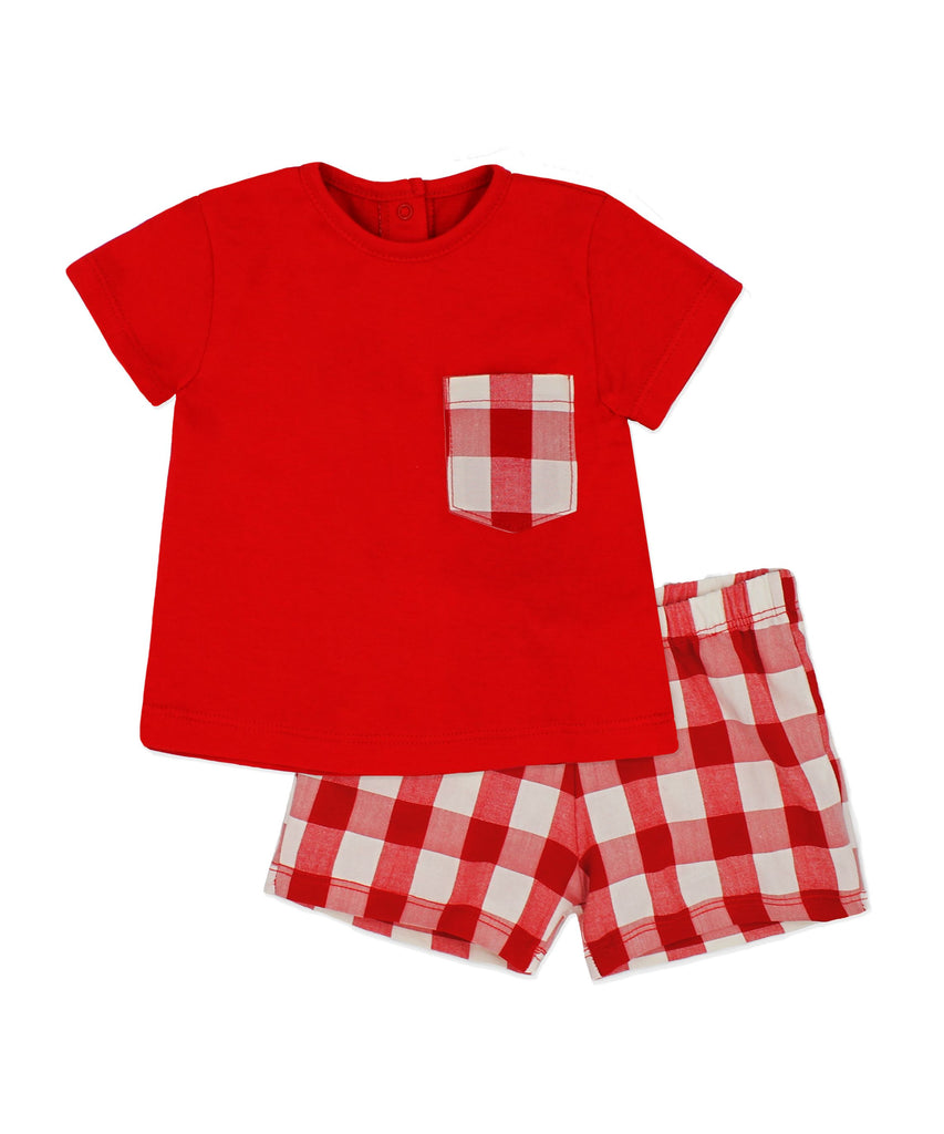 Rapife 5014 Red Shorts Set