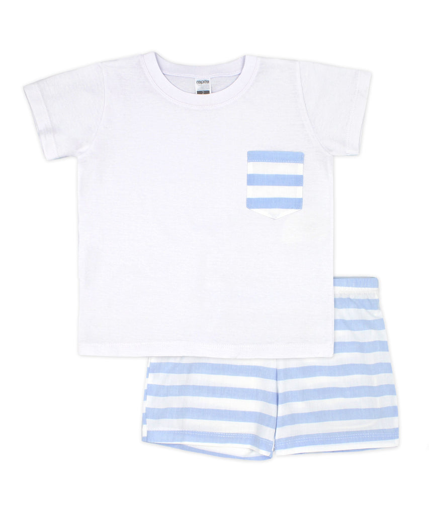 Rapife 4550 Sky Blue Tee-Shirt and Shorts
