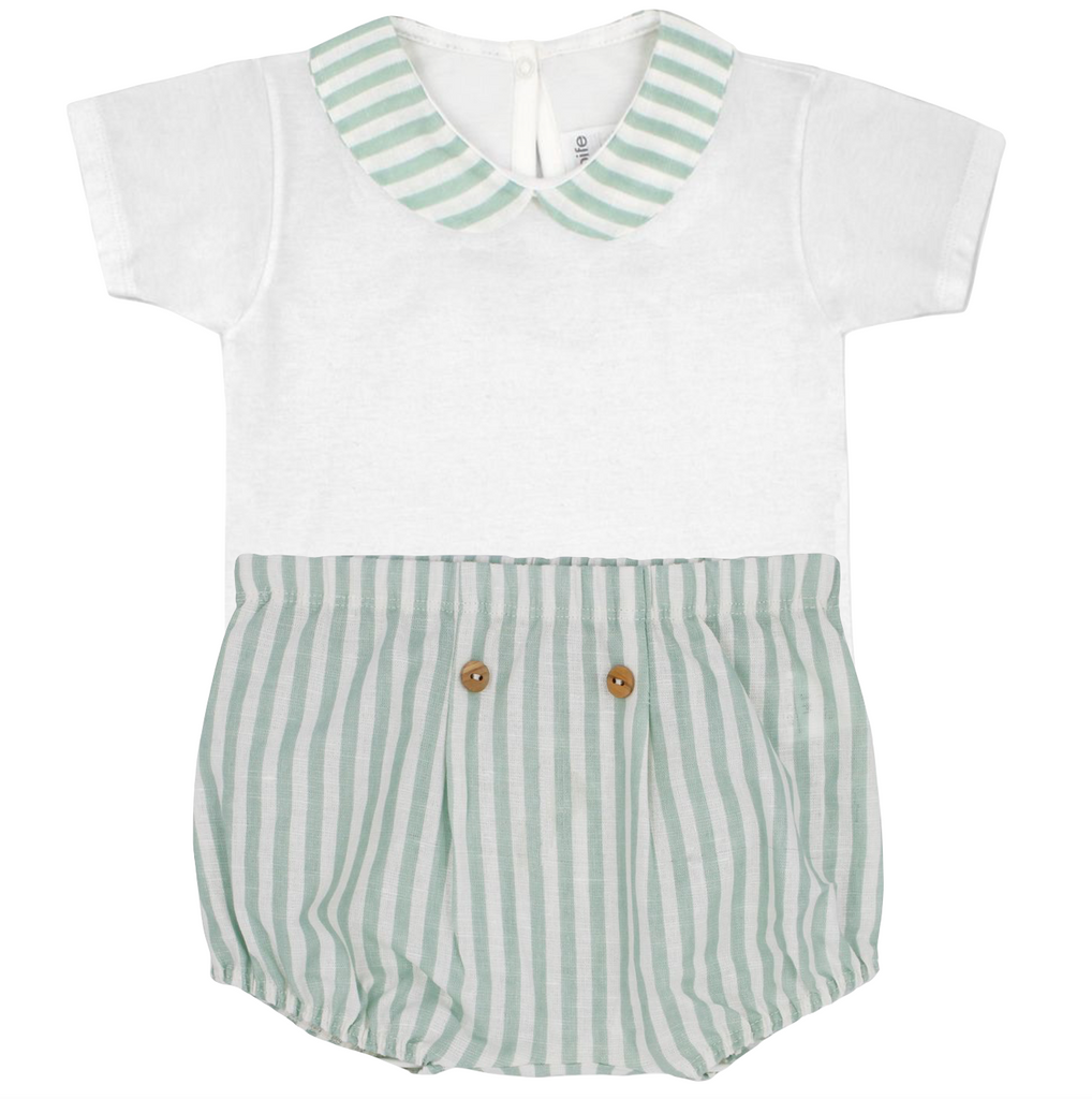 Rapife 5278 Bodysuit and 5279 Mint Green Stripe Bloomers