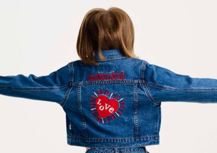 Catimini Girls Denim Jacket In Stock Now