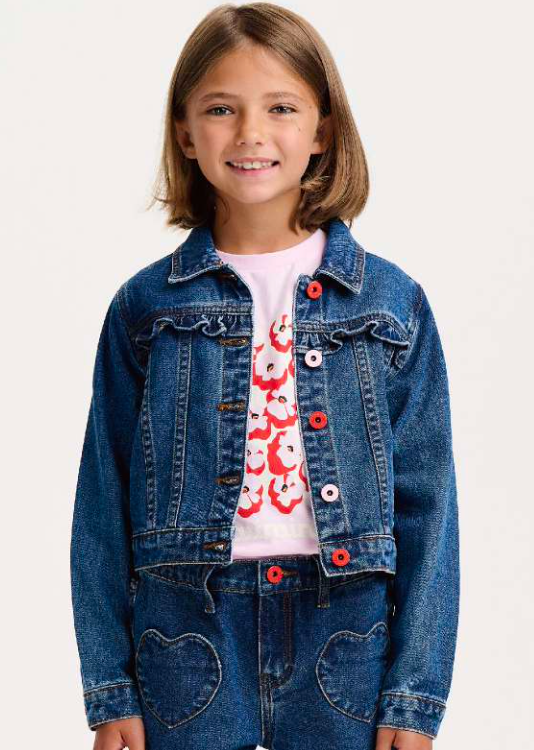 Catimini Girls Denim Jacket In Stock Now