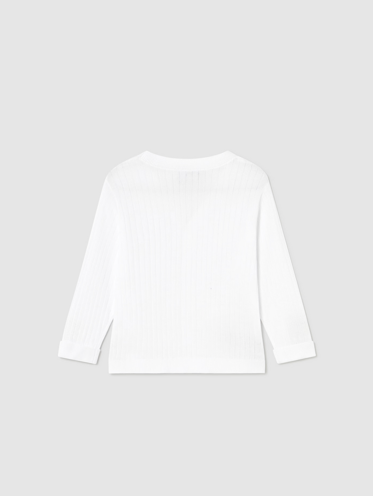 Mayoral 1305 White Cardigan In Stock Now