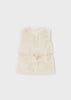 Mayoral 4315 Sand Faux Fur Gilet In Stock Now