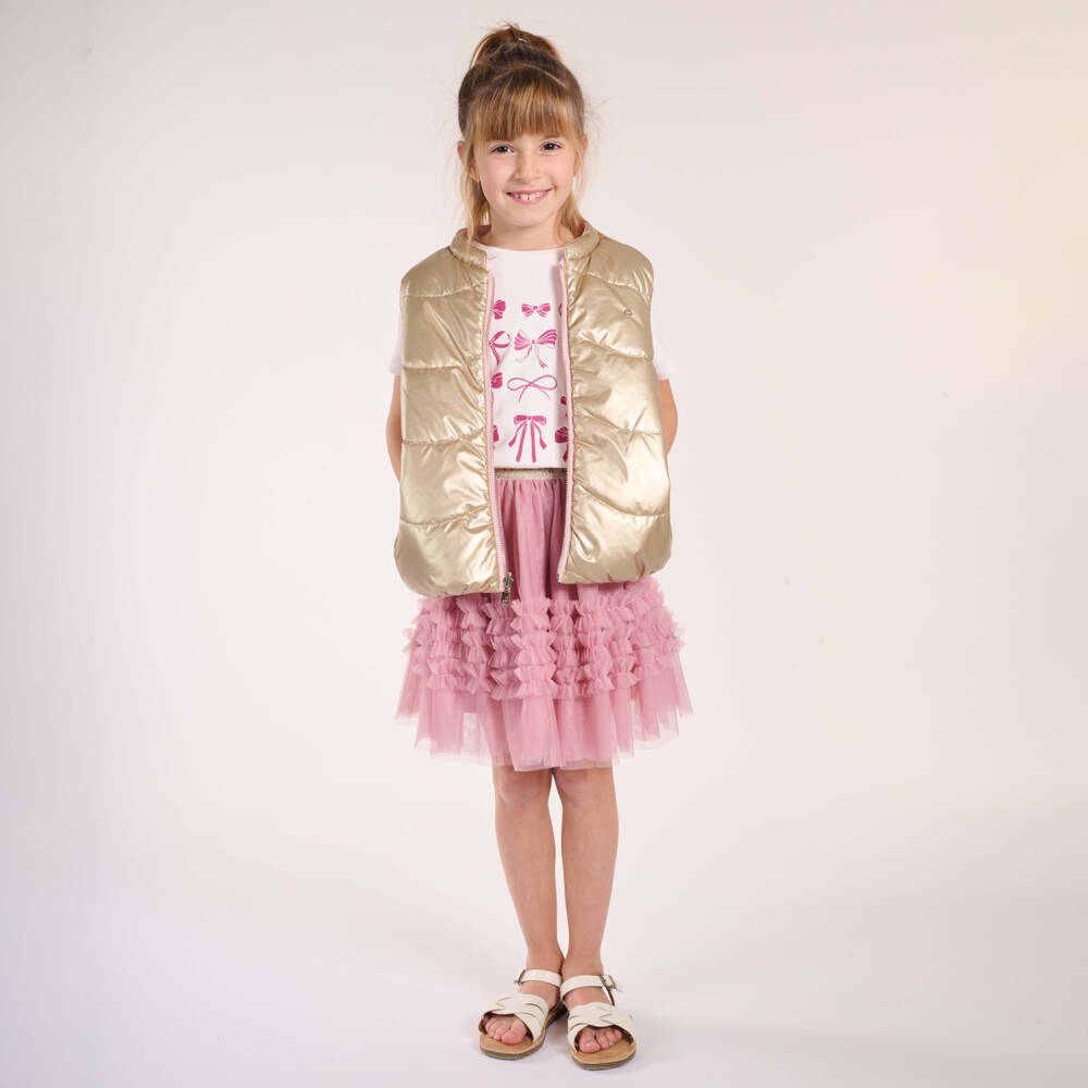Lili Gaufrette Reversible Gilet In Stock Now