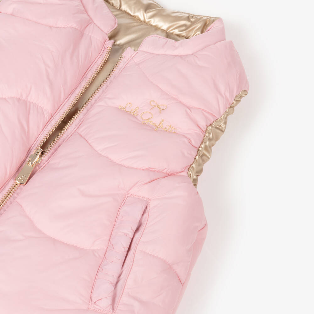 Lili Gaufrette Reversible Gilet In Stock Now