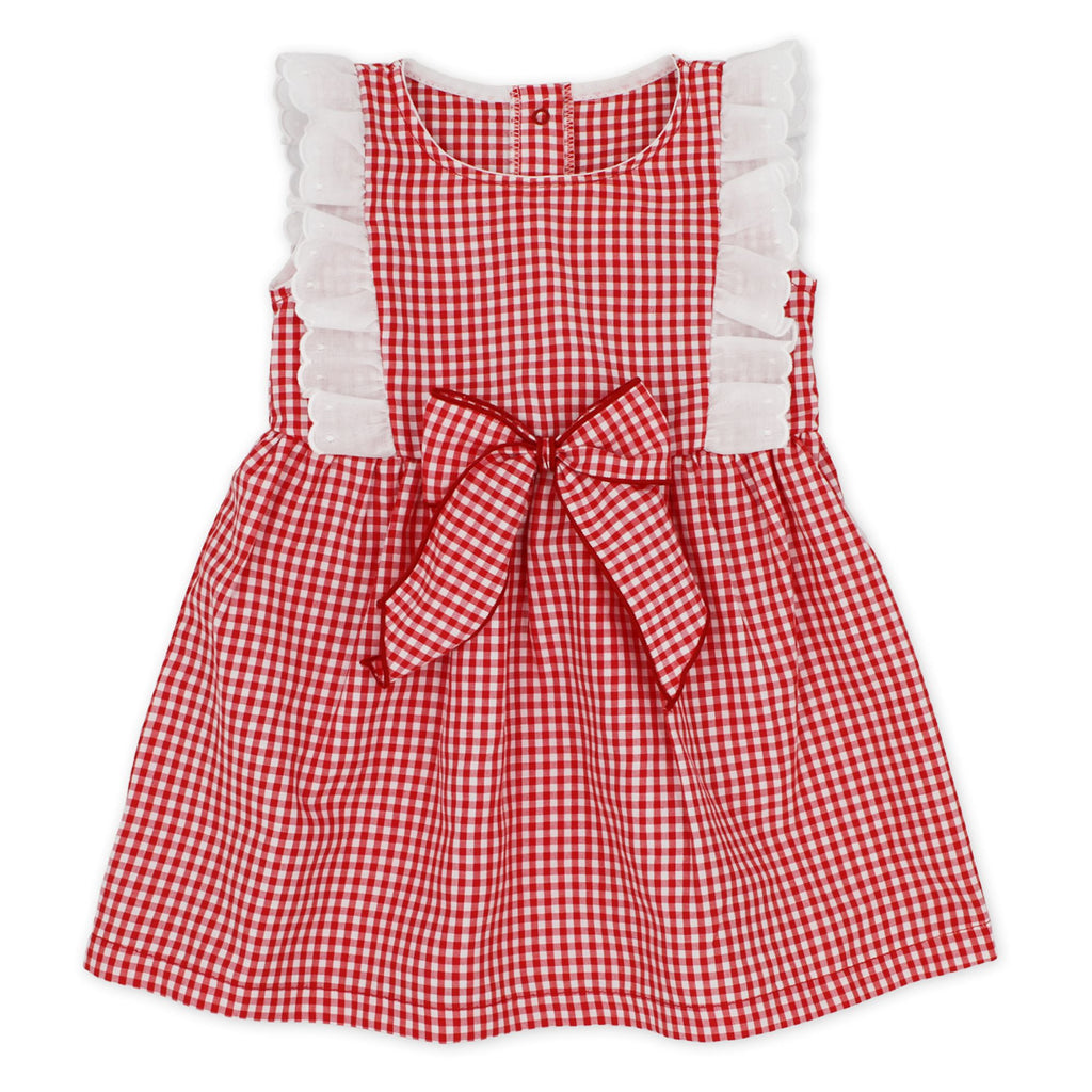 Rapife 4915 Red Gingham Dress In Stock Now