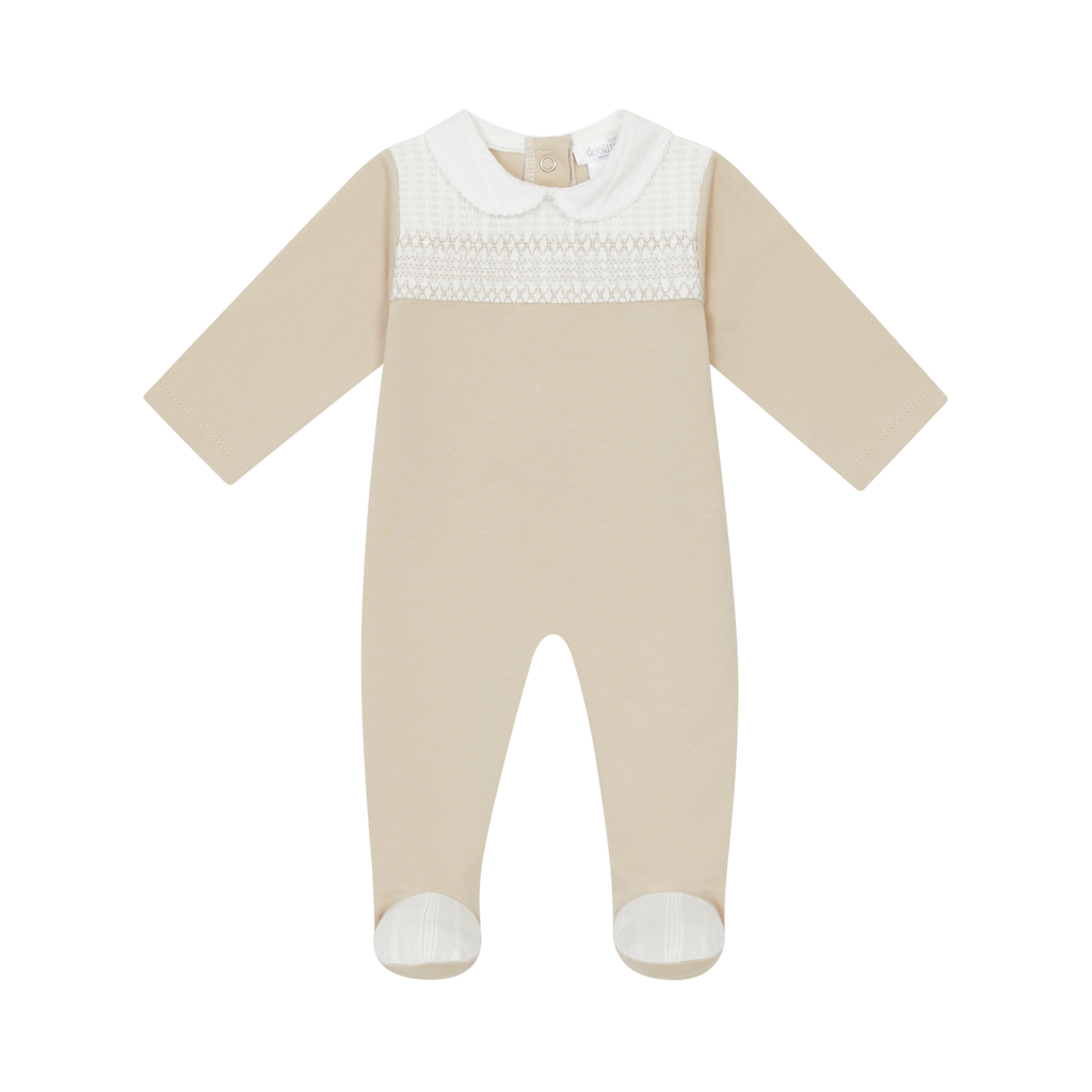 Deolinda 252605B Take Me Home Camel Smocked Pyjamas, Hat and Blanket In Stock Now