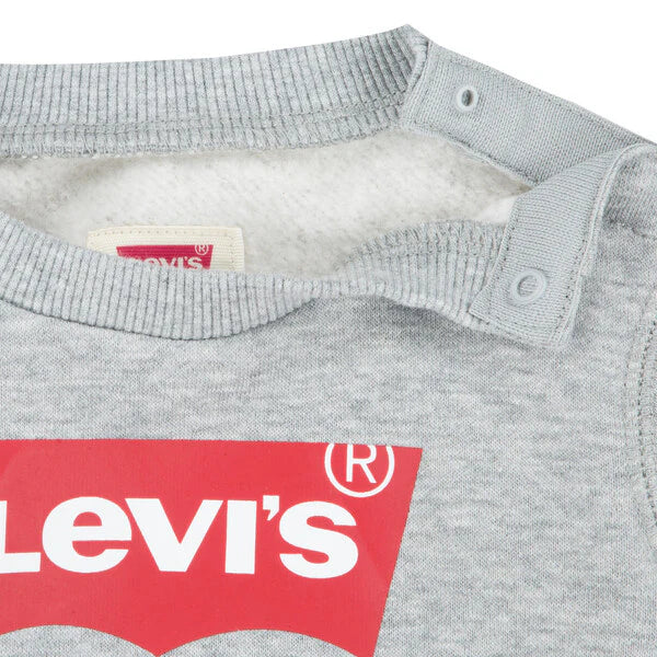 Levi's Grey Crewneck Jumper In Stock Now