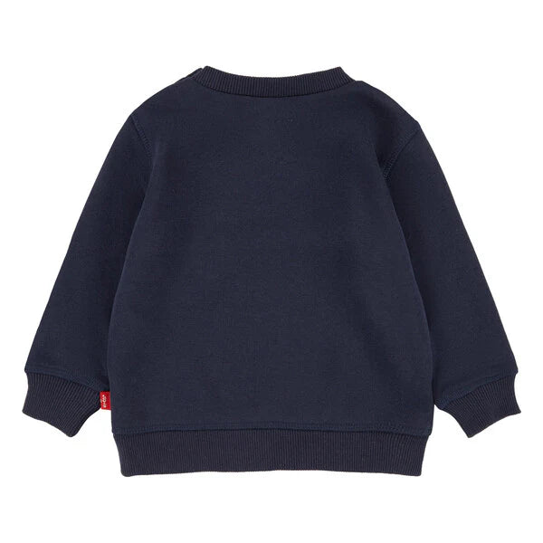 Levi's Navy Blue Crewneck Jumper In Stock Now