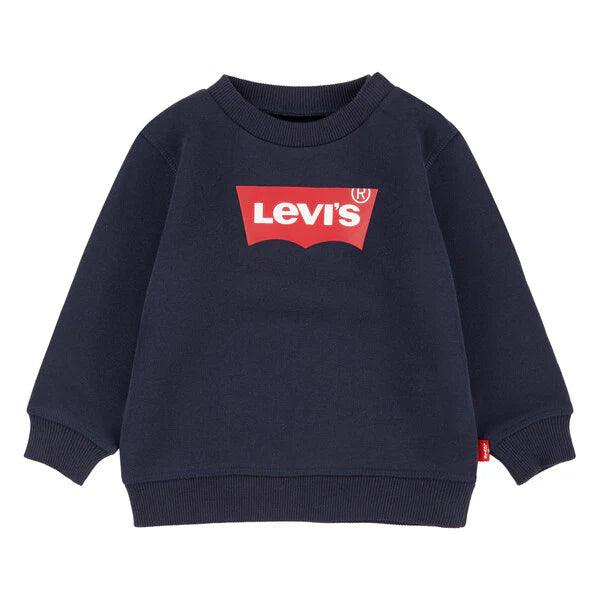 Levi's Navy Blue Crewneck Jumper In Stock Now